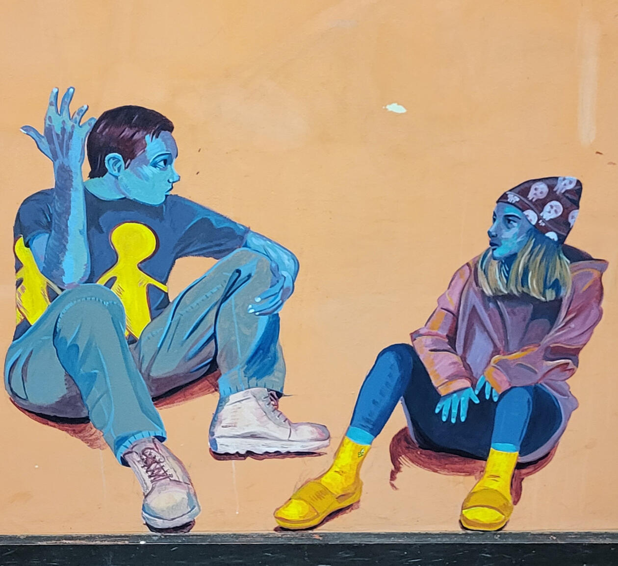 Kids of Park Acrylic mural 2022